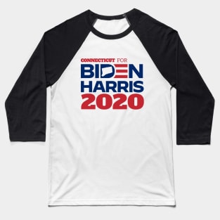 Connecticut for Biden Harris 2020 Baseball T-Shirt